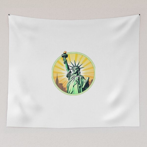 Item preview, Iconic Landmark - Statue of Liberty in Sunlight designed and sold by lessyun.