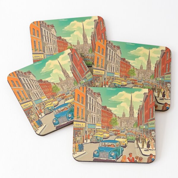 Item preview, Vintage Dublin Scene designed and sold by OliDesigns.