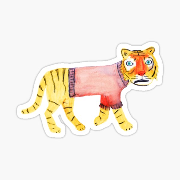 Item preview, Tiger in a sweater designed and sold by SaryandSaff.