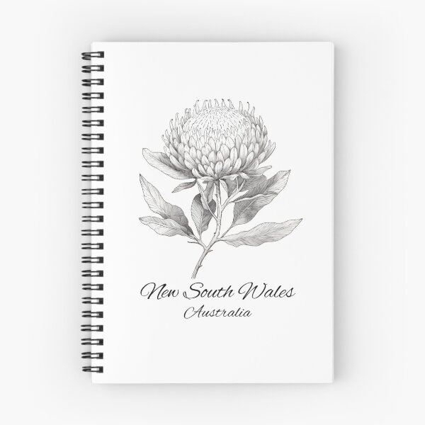 Item preview, New South Wales Waratah | Flowers of Australia designed and sold by StickeryPickery.