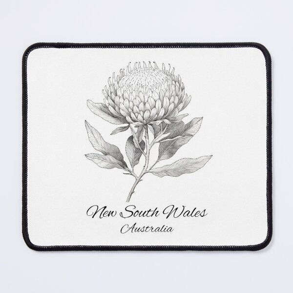 Item preview, New South Wales Waratah | Flowers of Australia designed and sold by StickeryPickery.