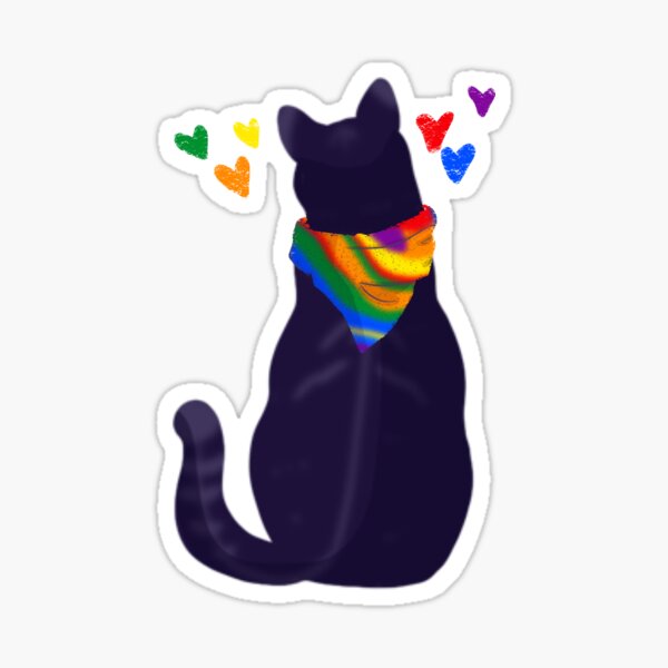 Item preview, subtle rainbow kitty designed and sold by wokstar99.