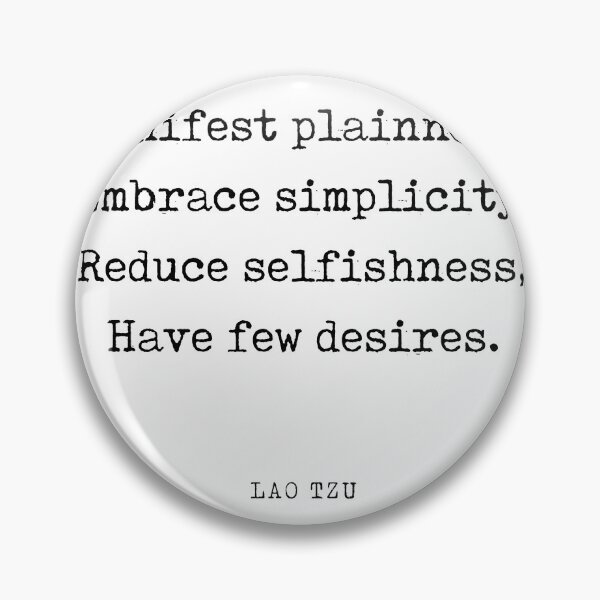Item preview, Manifest plainness - Lao Tzu Quote - Literature - Typewriter Print designed and sold by Studio Grafiikka.