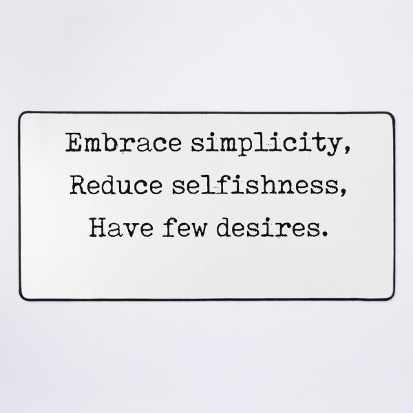 Item preview, Manifest plainness - Lao Tzu Quote - Literature - Typewriter Print designed and sold by Studio Grafiikka.