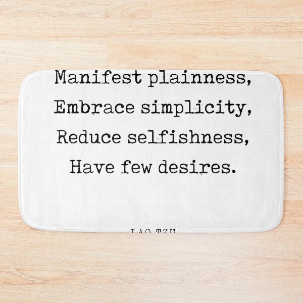 Item preview, Manifest plainness - Lao Tzu Quote - Literature - Typewriter Print designed and sold by Studio Grafiikka.