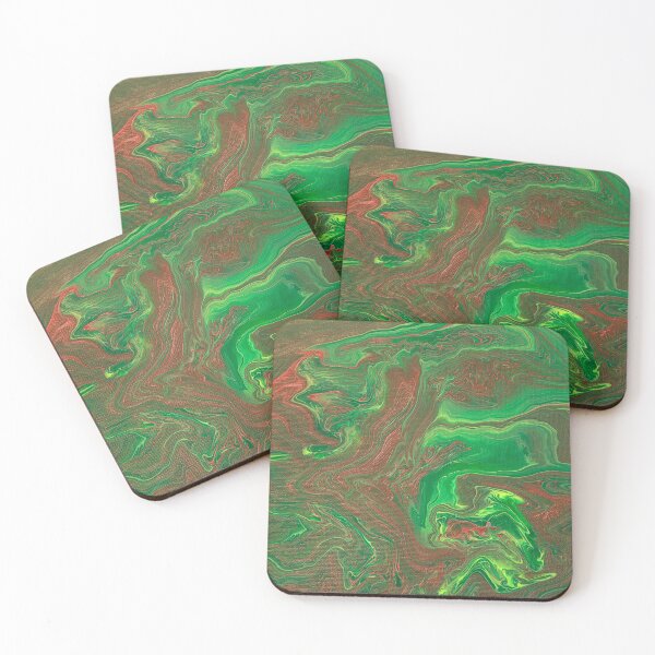 Item preview, Jungle Maze Acrylic Pour designed and sold by Elisabeth Lucas.