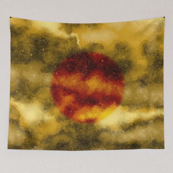 Item preview, Alchemy - Lyrical Abstraction - Abstract Expressionist painting - Yellow, Golden, Orange - Fire designed and sold by Studio Grafiikka.