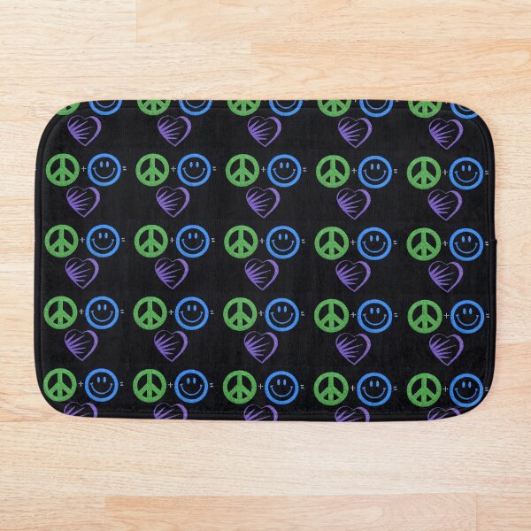 Item preview, Black Canvas Peace ,Happy Face, Heart 006 designed and sold by TinaWakefield.