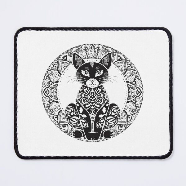 Item preview, Mangala black and white cat designed and sold by Len-adeu.
