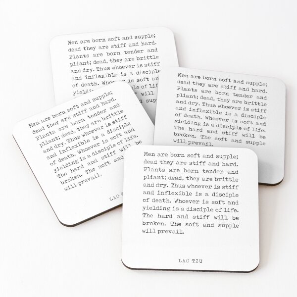 Item preview, The soft and supple - Lao Tzu Quote - Literature - Typewriter Print designed and sold by Studio Grafiikka.