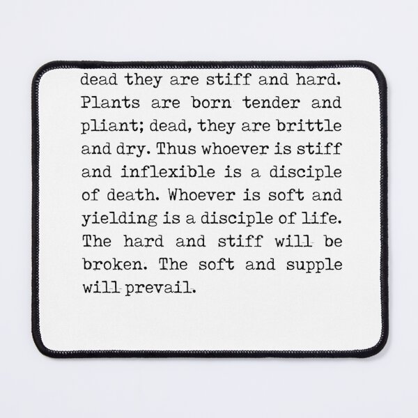 Item preview, The soft and supple - Lao Tzu Quote - Literature - Typewriter Print designed and sold by Studio Grafiikka.