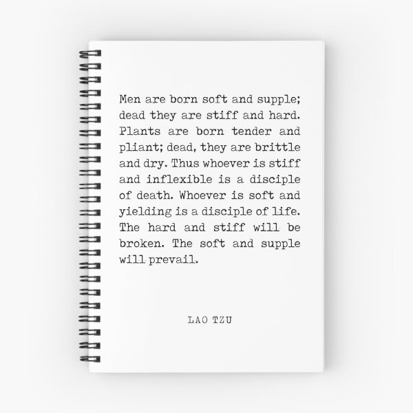 Item preview, The soft and supple - Lao Tzu Quote - Literature - Typewriter Print designed and sold by Studio Grafiikka.