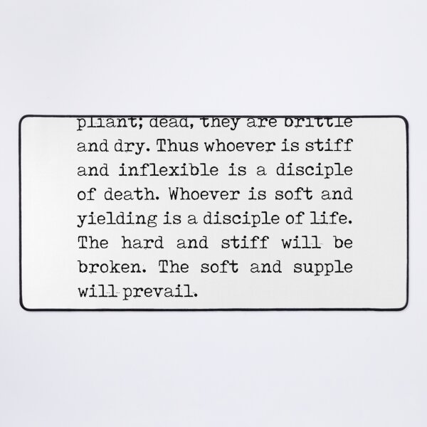 Item preview, The soft and supple - Lao Tzu Quote - Literature - Typewriter Print designed and sold by Studio Grafiikka.