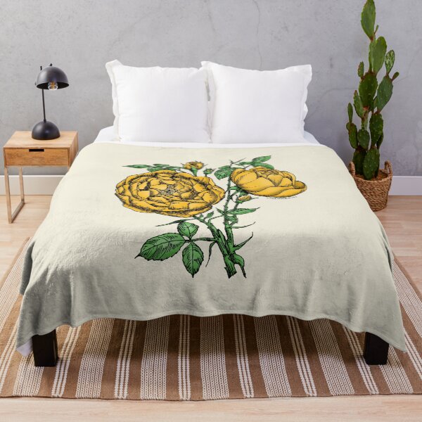 Item preview, Yellow Cupped Rose Bloom Full 26-40 Petals In 3+ Rows designed and sold by zenithcreative.