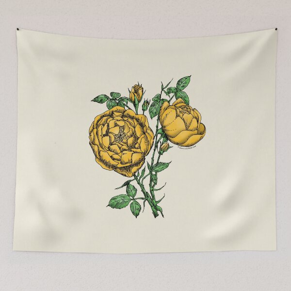 Item preview, Yellow Cupped Rose Bloom Full 26-40 Petals In 3+ Rows designed and sold by Rachael Taylor.