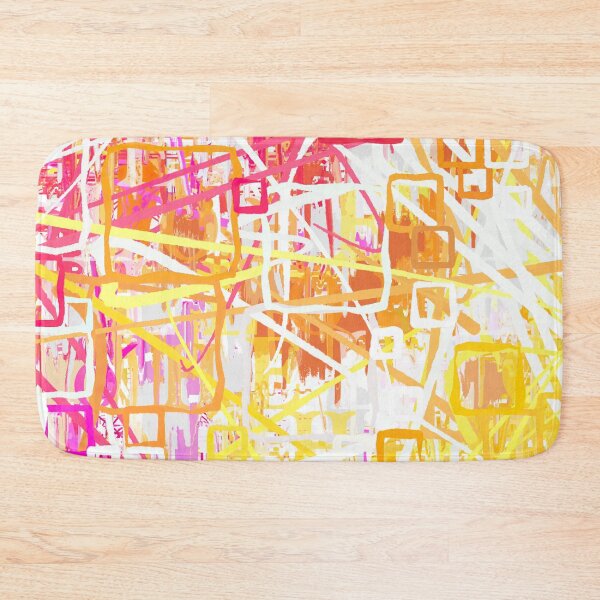 Item preview, Abstract Chaotic Pink Yellow Orange designed and sold by Cato99.