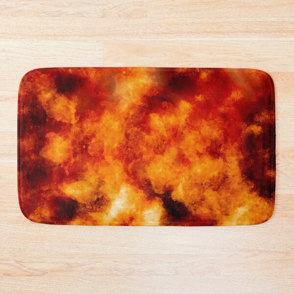 Item preview, Burning Down Veils - Lyrical Abstraction - Abstract Expressionist painting - Fire, Yellow, Orange designed and sold by Studio Grafiikka.