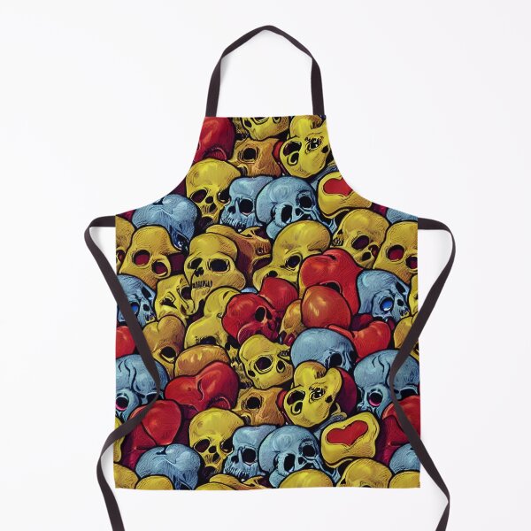Item preview, Colorful Mutant Skulls - Seamless Pattern designed and sold by Chubuter.