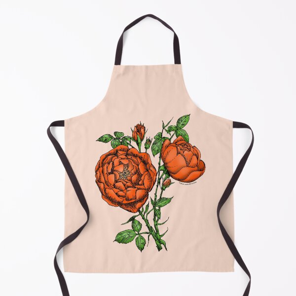 Item preview, Orange Cupped Rose Bloom Full 26-40 Petals In 3+ Rows designed and sold by Rachael Taylor.