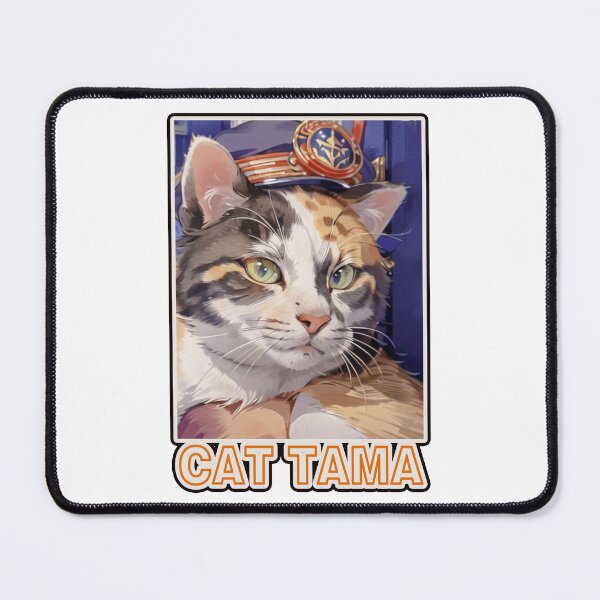 Item preview, Cat Tama,Tama Super Station Master,Cat Sticker designed and sold by Lychee Design.