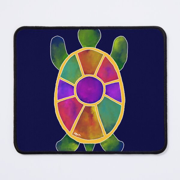 Item preview, Fun colourful turtle dark variant designed and sold by aditikkumar.