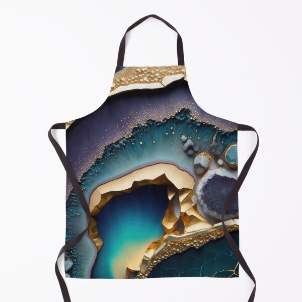 Item preview, Dark Purple, Teal, and Gold Geode  designed and sold by CeeJBeeCreates.