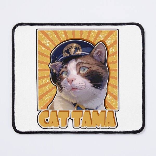 Item preview, Cat Tama,Tama Super Station Master,Cat Sticker designed and sold by Lychee Design.