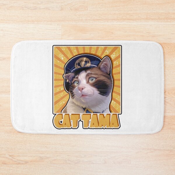 Item preview, Cat Tama,Tama Super Station Master,Cat Sticker designed and sold by Lychee Design.