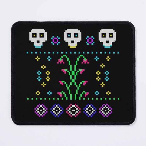 Item preview, Through Life To Death Ornament Pixel Art | Ethnic Design designed and sold by anycolorart.