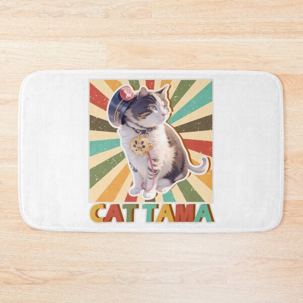Item preview, Cat Tama,Tama Super Station Master,Cat Sticker designed and sold by Lychee Design.