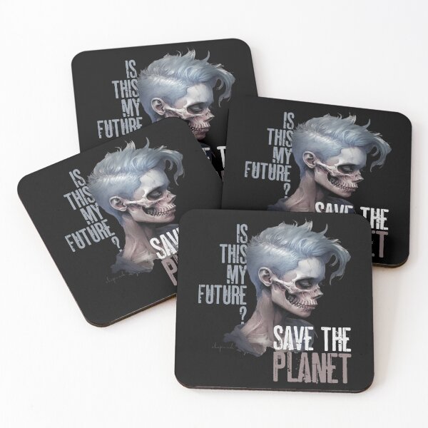 Item preview, Save the Planet 002 - Zombi-Hipster's dark premonition (on dark products) designed and sold by utopio-art.