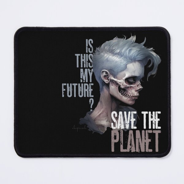 Item preview, Save the Planet 002 - Zombi-Hipster's dark premonition (on dark products) designed and sold by utopio-art.