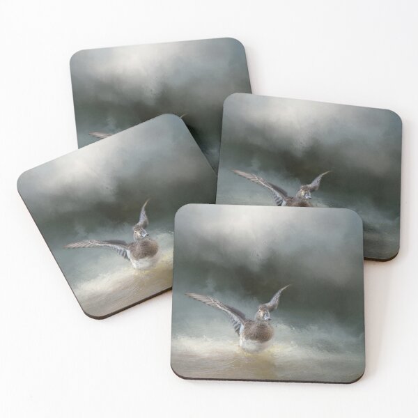 Item preview, Ring Necked Duck Flapping Her Wings 01 designed and sold by Elisabeth Lucas.