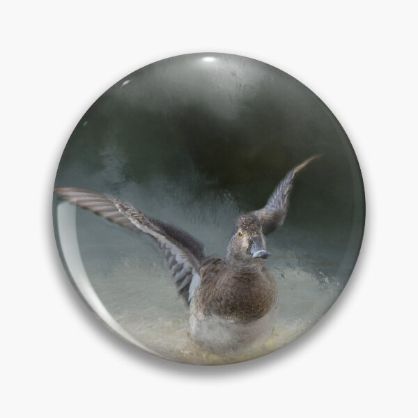 Item preview, Ring Necked Duck Flapping Her Wings 01 designed and sold by Elisabeth Lucas.