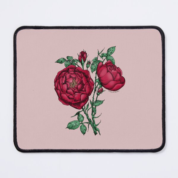 Item preview, Dark Red Cupped Rose Bloom Full 26-40 Petals In 3+ Rows designed and sold by Rachael Taylor.