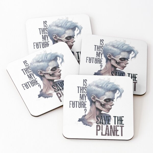 Item preview, Save the Planet 001 - Zombi-Hipster's Dark Premonition (on light colored products) designed and sold by utopio-art.