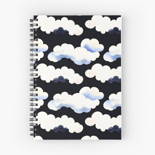 Item preview, A Dreamy Dance of Black and White Clouds designed and sold by hypnohymn.