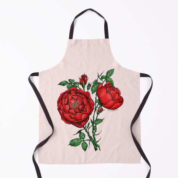 Item preview, Bright Red Cupped Rose Bloom Full 26-40 Petals In 3+ Rows designed and sold by Rachael Taylor.