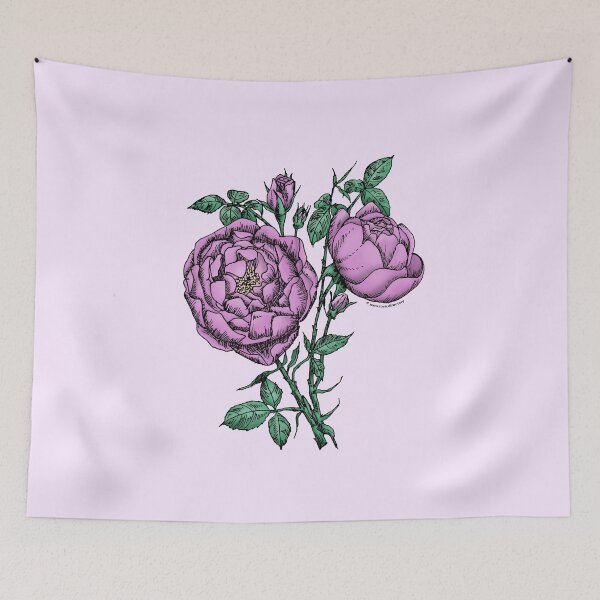 Item preview, Purple Cupped Rose Bloom Full 26-40 Petals In 3+ Rows designed and sold by Rachael Taylor.