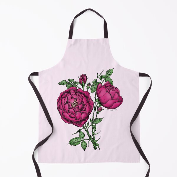 Item preview, Deep Pink Cupped Rose Bloom Full 26-40 Petals In 3+ Rows designed and sold by Rachael Taylor.