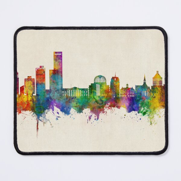Item preview, Leeuwarden The Netherlands Skyline designed and sold by ArtPrints.