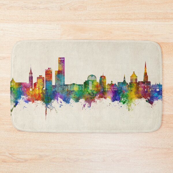 Item preview, Leeuwarden The Netherlands Skyline designed and sold by ArtPrints.