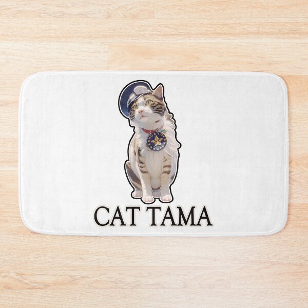 Item preview, Cat Tama,Tama Super Station Master,Cat Sticker designed and sold by Lychee Design.