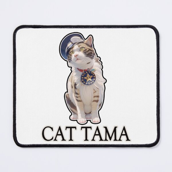 Item preview, Cat Tama,Tama Super Station Master,Cat Sticker designed and sold by Lychee Design.