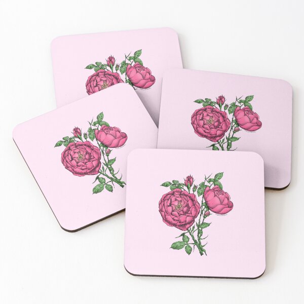 Item preview, Mid Pink Cupped Rose Bloom Full 26-40 Petals In 3+ Rows designed and sold by Rachael Taylor.