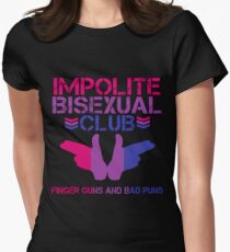 Impolite Bisexual Club Fitted T-Shirt