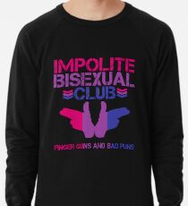 Impolite Bisexual Club Lightweight Sweatshirt