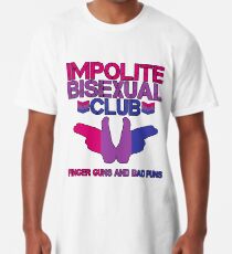 Unhöflicher bisexueller Club Longshirt