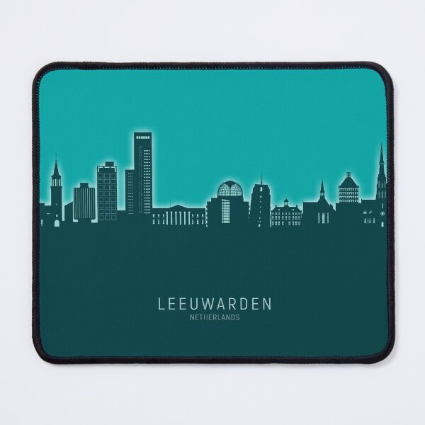 Item preview, Leeuwarden The Netherlands Skyline designed and sold by ArtPrints.