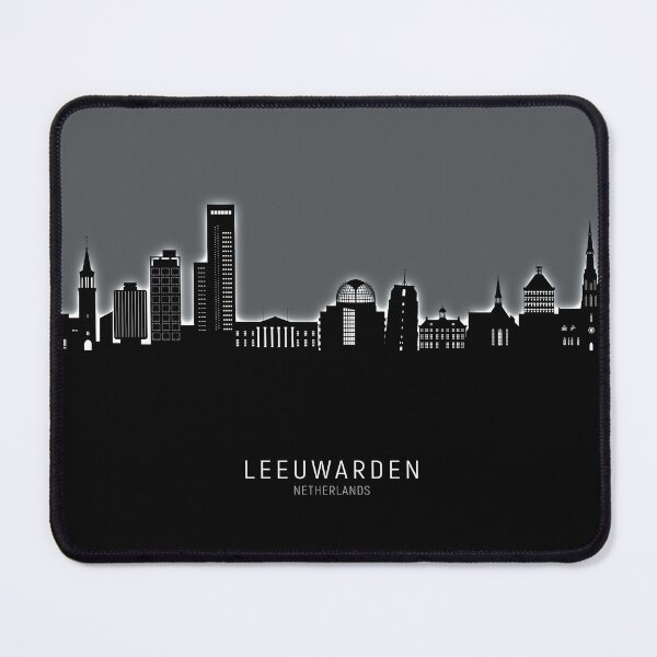 Item preview, Leeuwarden The Netherlands Skyline designed and sold by ArtPrints.